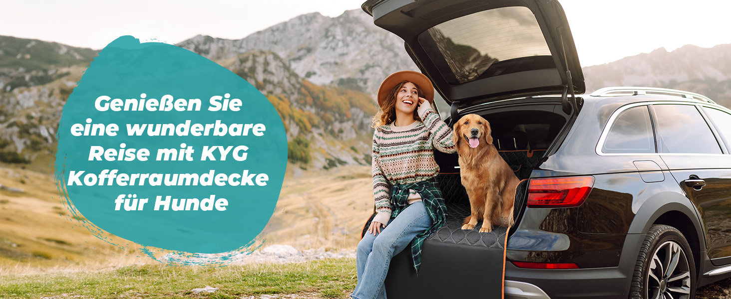 Захисна ковдра для собак у багажник авто KYG, 215x110 см, водовідштовхувальна, антикіготкові властивості, універсальна
