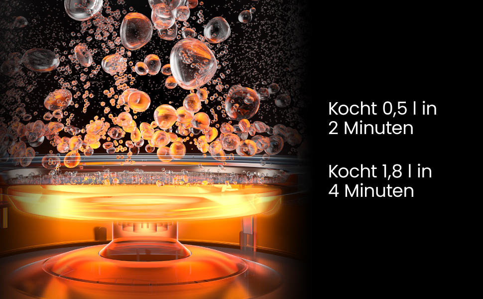 Електричний чайник Chefman 1.8L з нержавіючої сталі, 3000W, знімний кришка, автоматичне відключення, захист від сухого кипіння, фільтр з нержавіючої сталі, BPA Free, чайник з боросилікатного скла