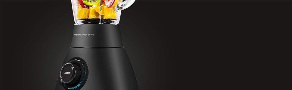 Блендер Cecotec Glas-Mixer Power Titanium 1800 Вт з колбою 1.8 л з термостійкого скла та титанових лез