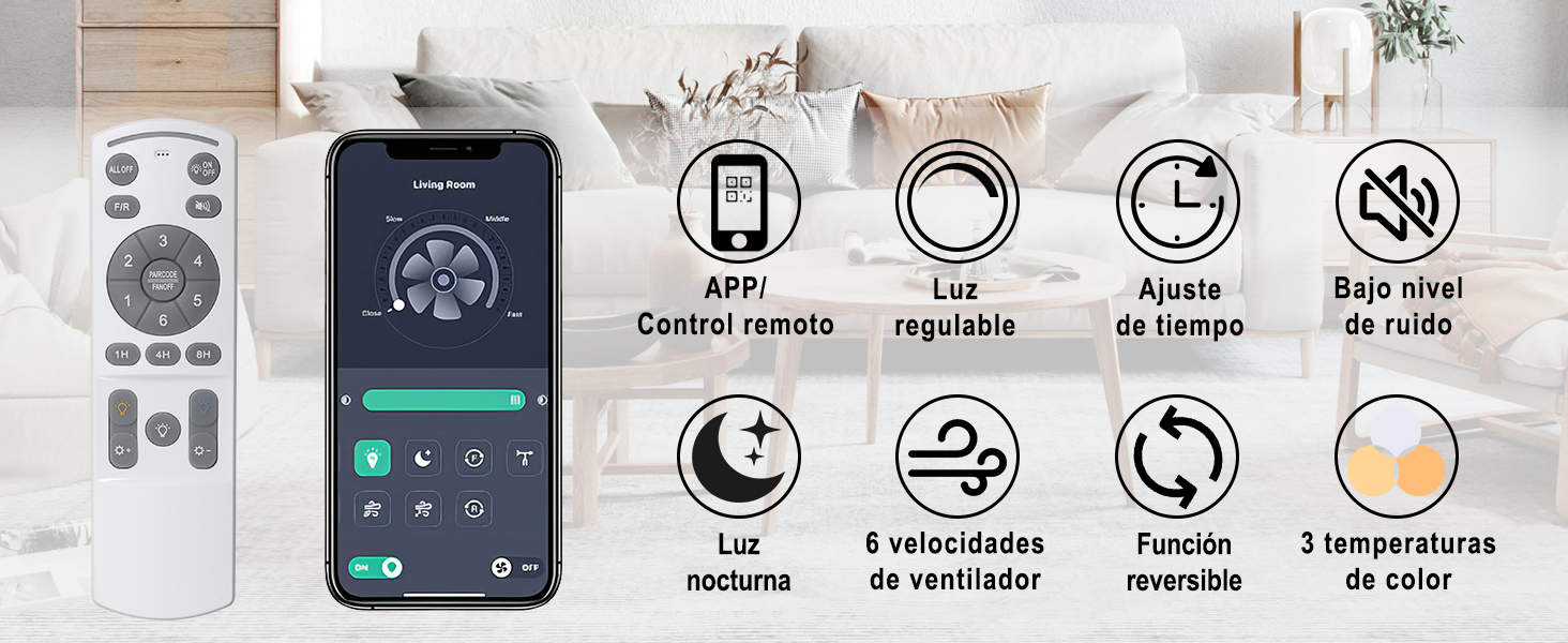 Вентилятор стельовий Ohniyou 52