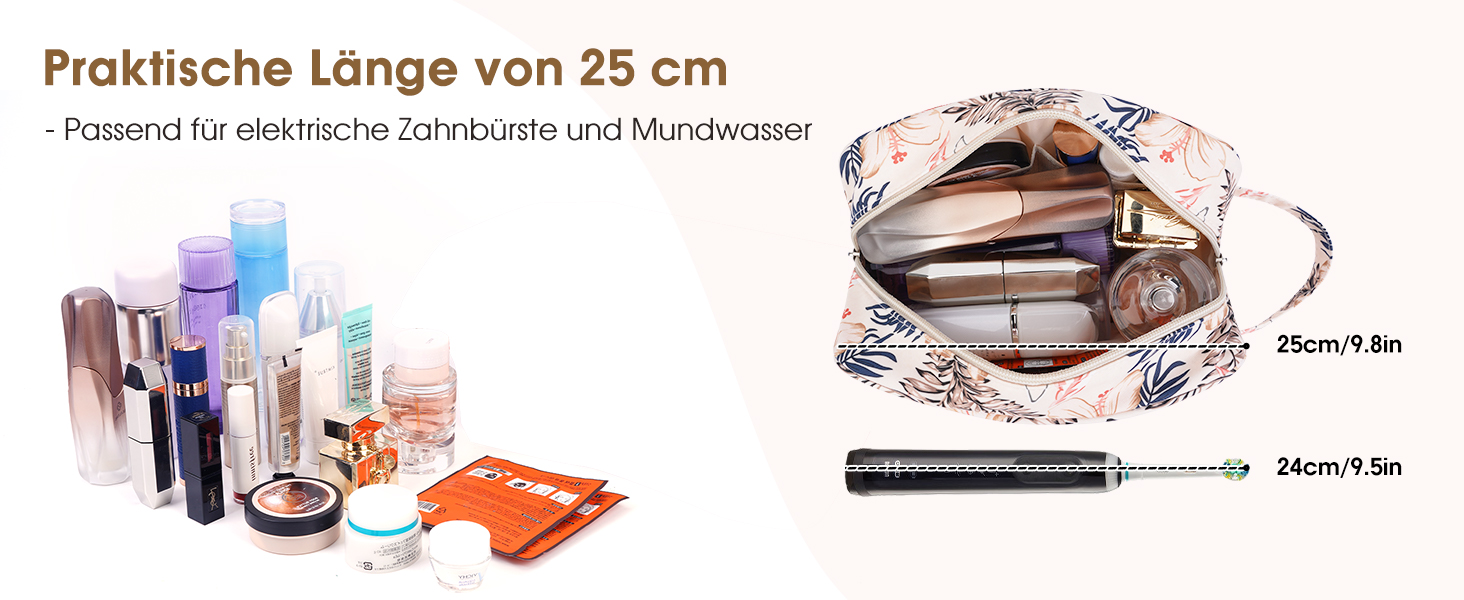 Чоловічий туалетний набір Narwey: водонепроникний, міцний, з багатьма відділеннями, для подорожей (чорний, бежевий з фламінго)