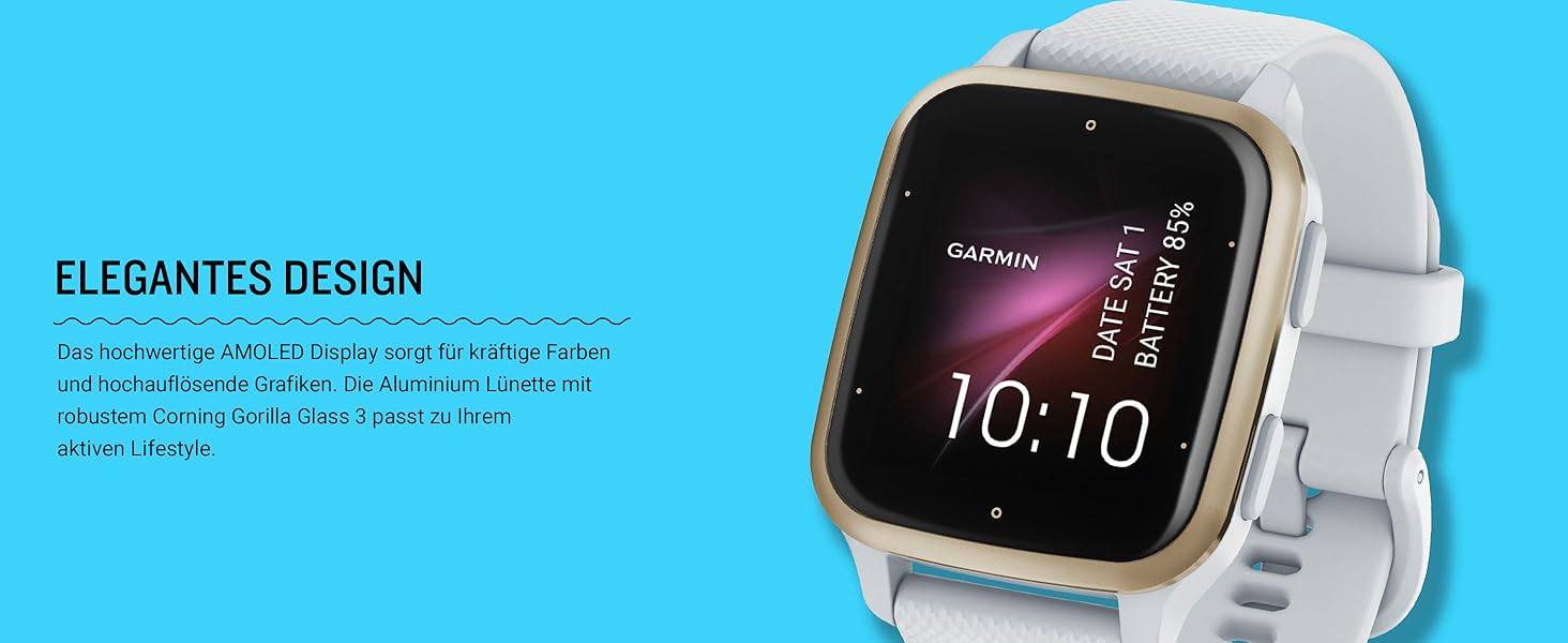 Розумний годинник Garmin Venu Sq 2 Music з GPS, AMOLED дисплеєм 1.4', музичним програвачем, аналізом сну та 25+ спортивними функціями. Garmin Pay, до 11 днів роботи від акумулятора, водонепроникність. Колір: Шкіряний сірий.