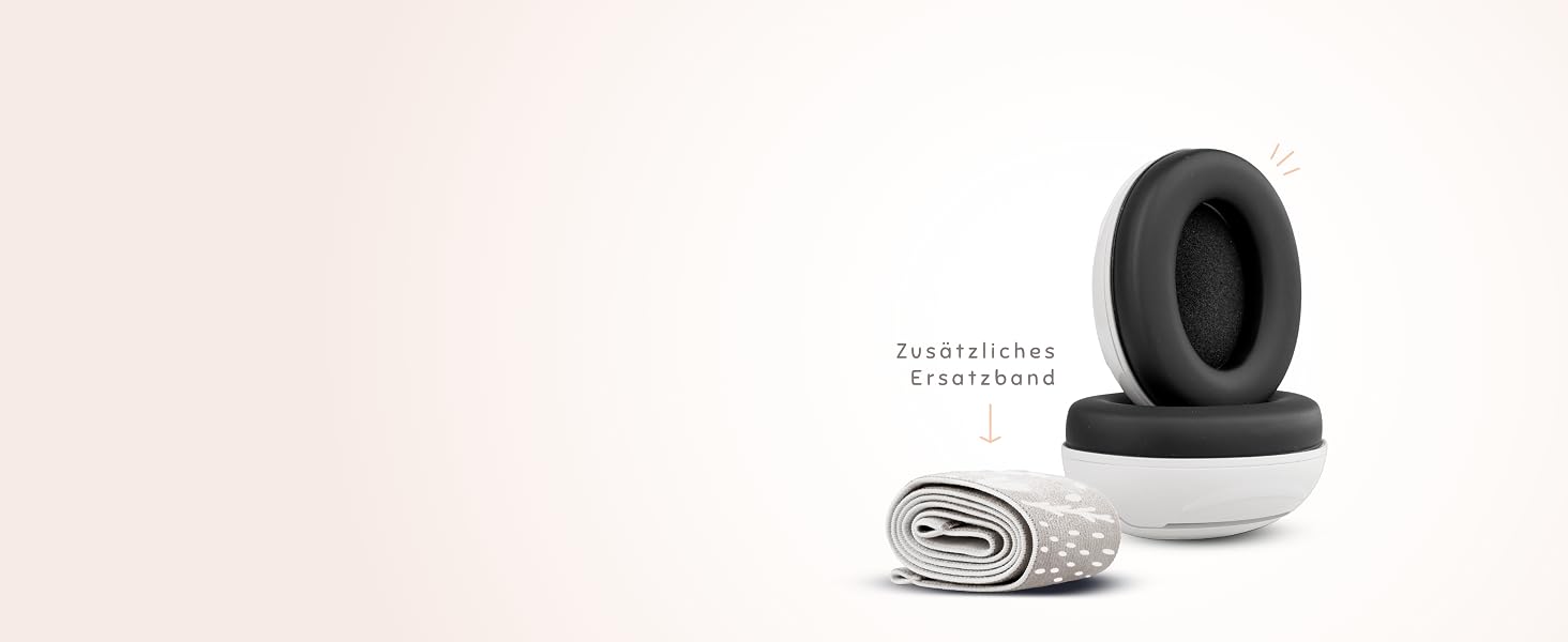 Захисні навушники від шуму для дітей та немовлят Schallwerk® Mini+ (Bear Dusty) — високоякісний захист слуху для малюків