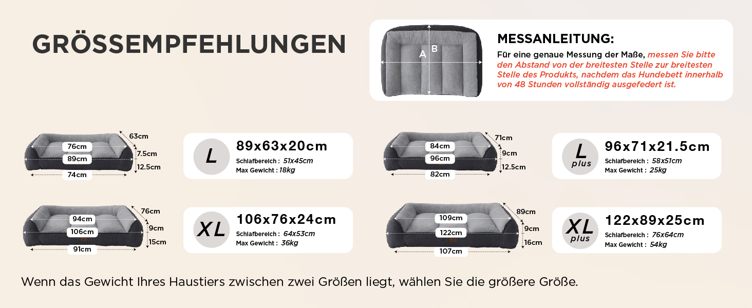 BEDSURE Лежанка для собак великих порід - 106x76 см, товста, з водонепроникною наволочкою, антиковзаюча, з м'якого плюшу Sherpa, темно-сіра