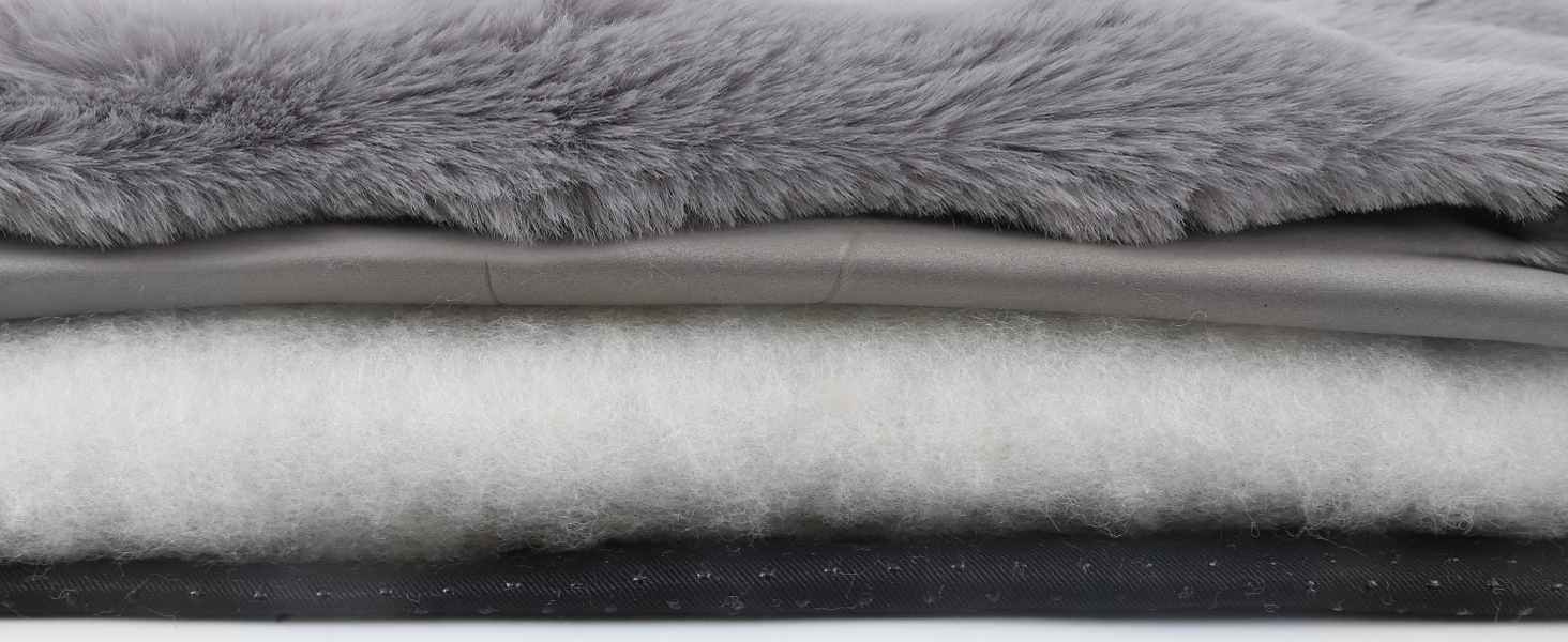 Самогріюча ковдра для тварин Wdmiya 90x60 см, для котів та собак, фланелева, без електроенергії, миюча, сіра L