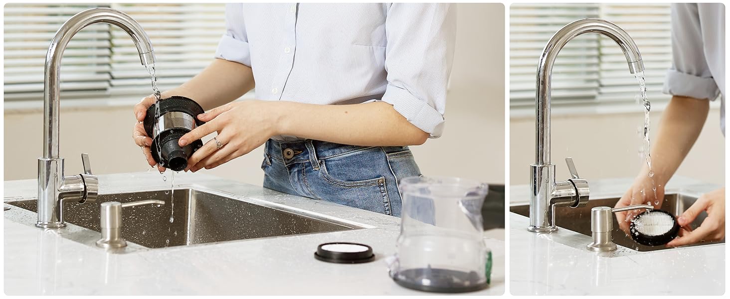 Бездротовий пилосос Vexilar 500W з акумулятором: потужний, 6-в-1, для твердих поверхонь, килимів та шерсті тварин, з сенсорним дисплеєм