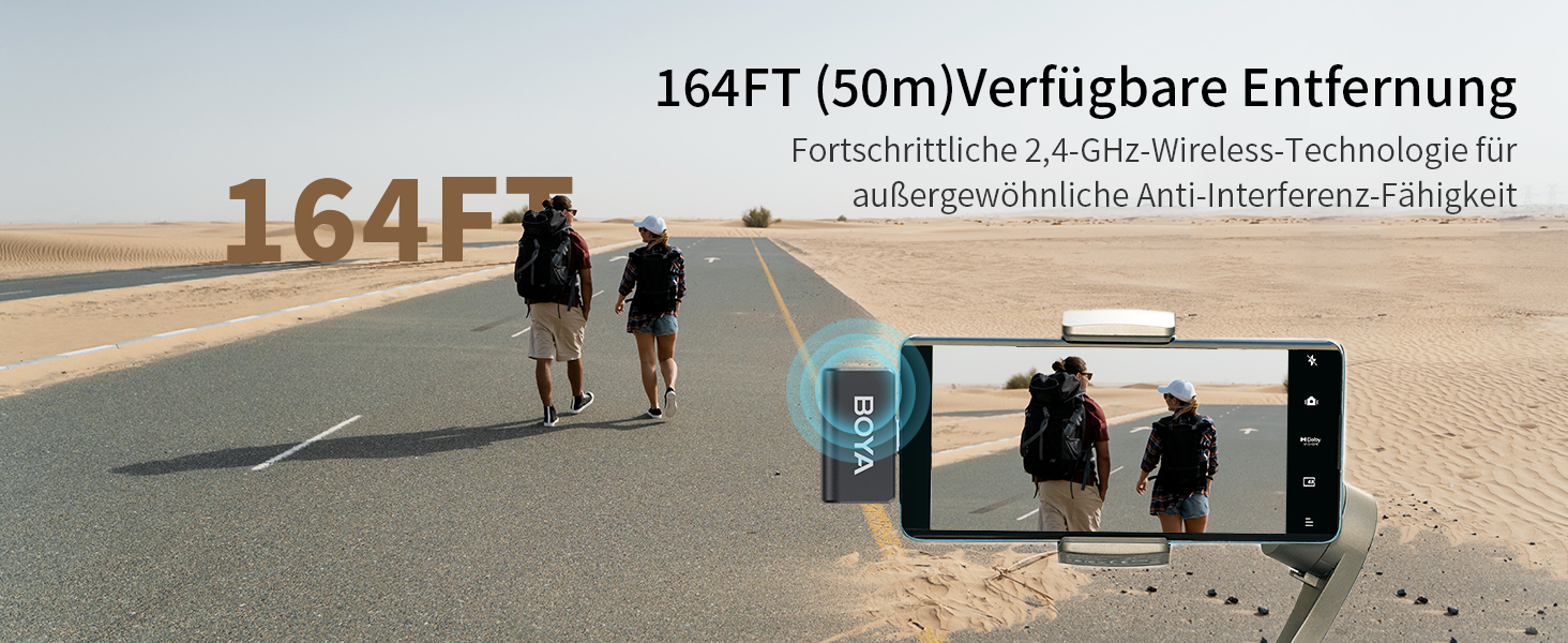 BOYA OMIC-U Бездротовий Lavalier Мікрофон USB-C для Android, iPhone, iPad, Vlog, Podcast - Plug & Play