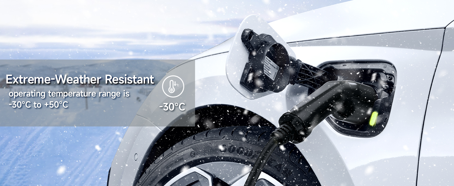 Кабель зарядного пристрою для електромобіля 8м, 3.6 кВт, Schuko, регульований струм 6/8/10/13/16A, з сумкою, IEC 62196-2