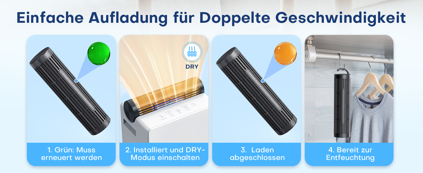 Електричний осушувач повітря 2700 мл для дому, потужний та тихий, 800 мл/день, для кімнат до 20 м², нічний режим, таймер, автоматичне відтавання