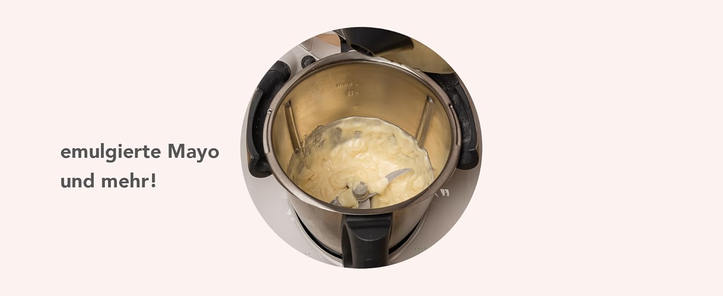 Miximizer® Насадка для подрібнення для Thermomix TM7, TM6, TM5 • Ефективне подрібнення, змішування та нарізка продуктів • Вироблено в Німеччині