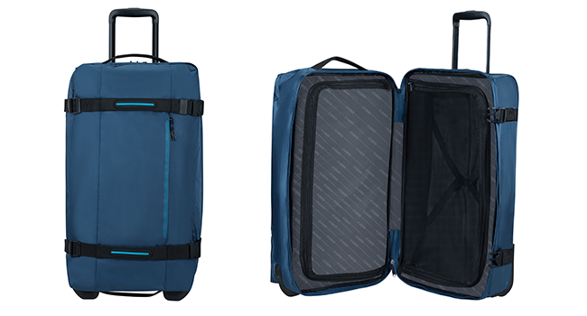 Дорожня сумка на 2 колесах American Tourister Urban Track 68 см, 84 л, сіра (Dark Khaki)