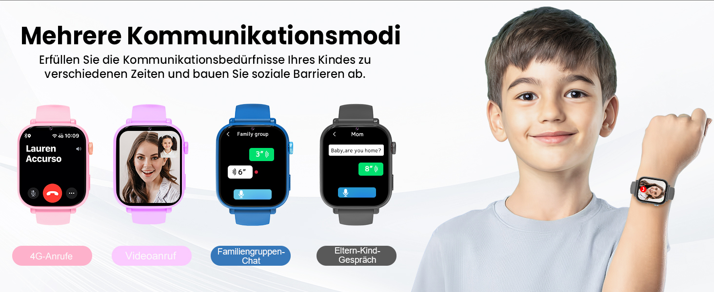 Дитячий розумний годинник Kinder Smartwatch з GPS, 4G, відеодзвінками, SOS та іграми для дітей 4-12 років (рожевий)
