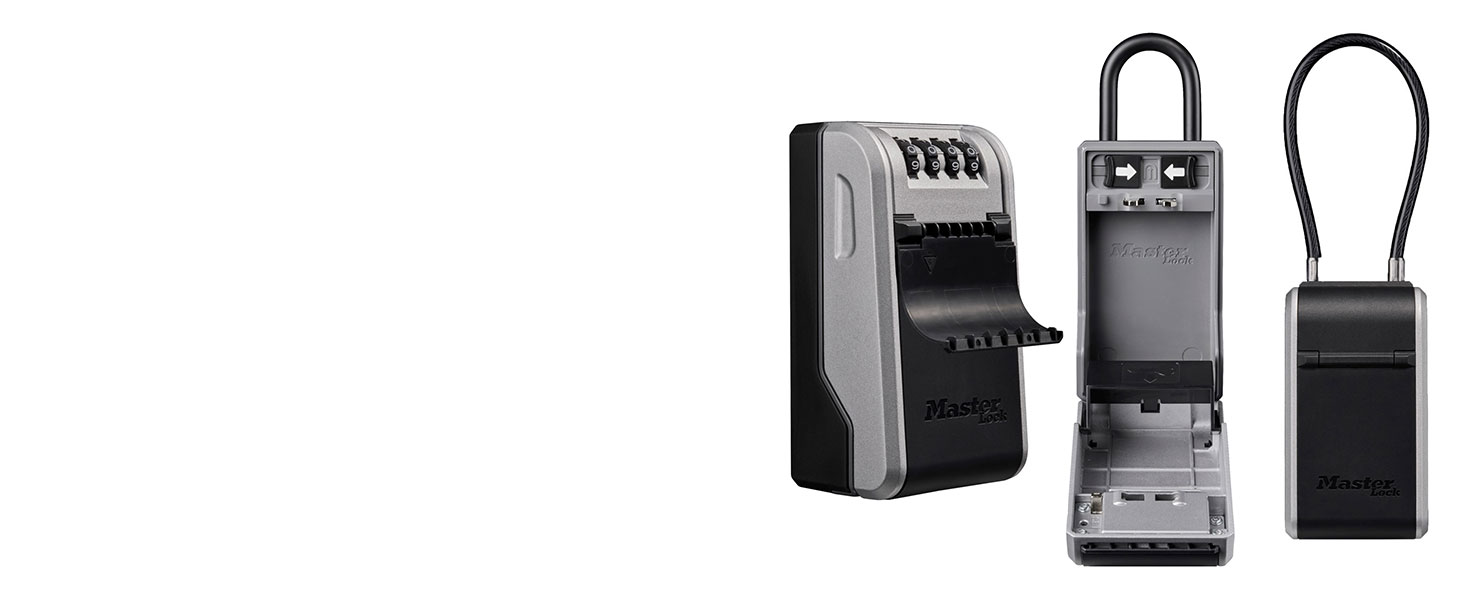 Master Lock Wall Mounted Key Safe - Outdoor Key Storage Box, Medium Size