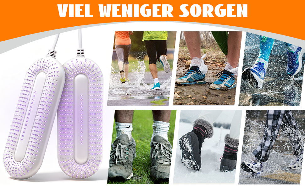 Електричний сушильник для взуття Herbst: 3 режими, таймер, антибактеріальний, для дитячого та гірськолижного взуття