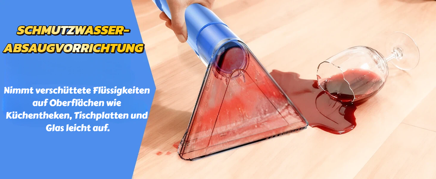 Портативний мийник для м'яких меблів, 600W, 16Kpa, 500мл розчин, 5 насадок. Для диванів, килимів, авто, сходи. Легкий, компактний, блакитний.