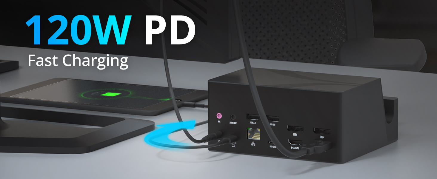 Док-станція для HDD/SSD 2.5/3.5 SATA з USB 3.0 Sabrent (EC-DFLT) - Підтримка 2.5'/3.5' SSD, DisplayLink
