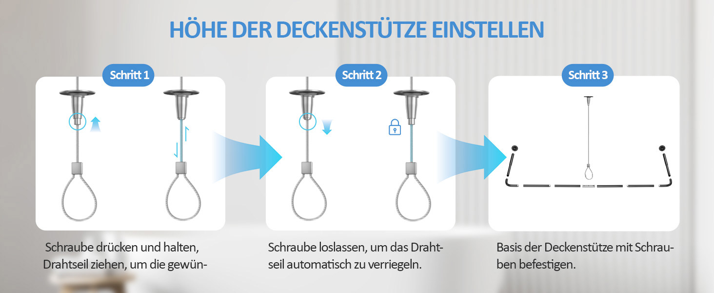 Регульована душова штанга U-подібної/L-подібної форми, 60-92 x 78-196 x 60-92 см, з 12 кільцями для шторки та підпоркою для стелі, чорна. Підходить для ванни/ванної кімнати. Потрібне свердловий монтаж.