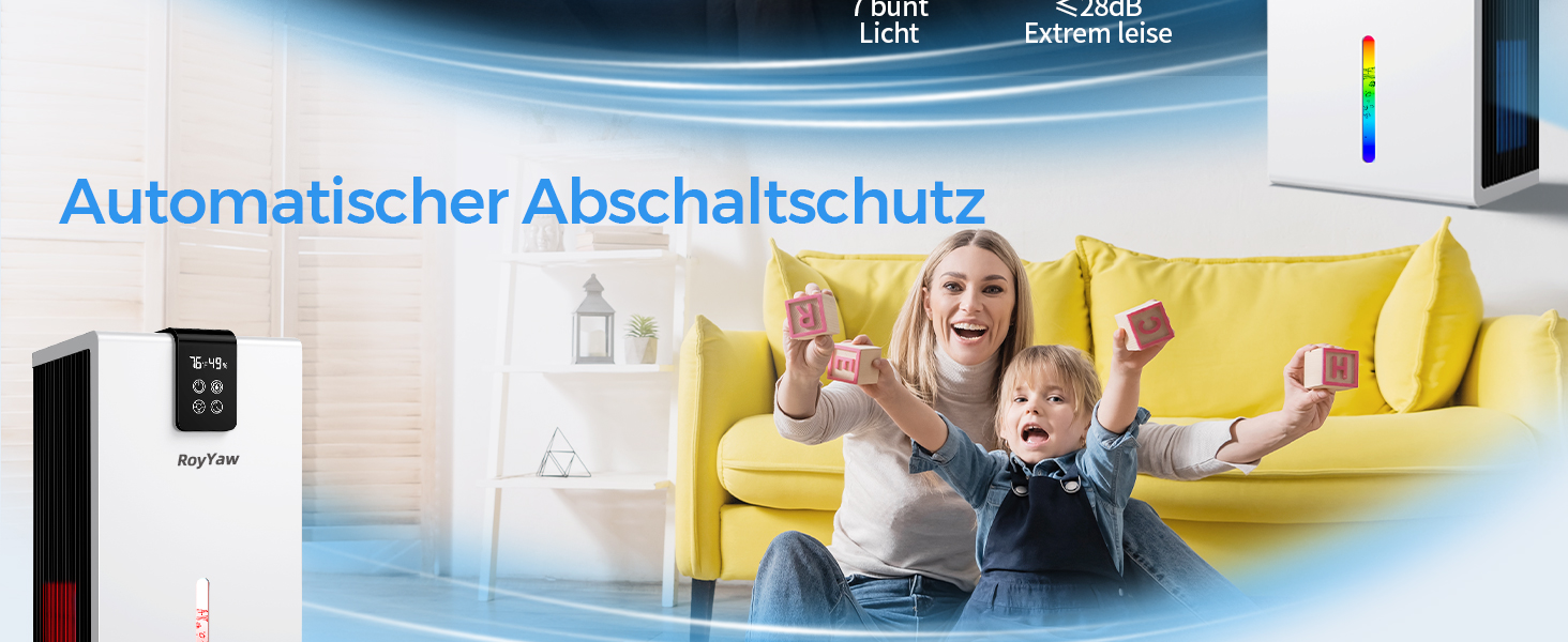 Електричний осушувач повітря, тихий, 2700 мл з LED дисплеєм, автоматичне відтанення, режим сну, проти вологи та плісняви, для спальні/ванної кімнати, білий