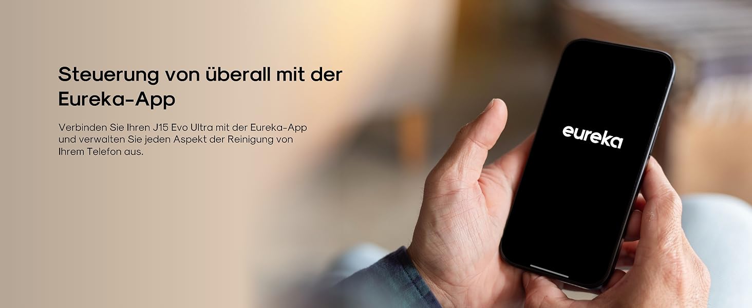 Робот-пилосос Eureka J15 Evo Ultra з функцією миття підлоги, самостійне очищення, прання та сушка, потужність 5000Pa, обертова функція миття, Dual-LiDAR навігація, 3D уникнення перешкод (чорний)