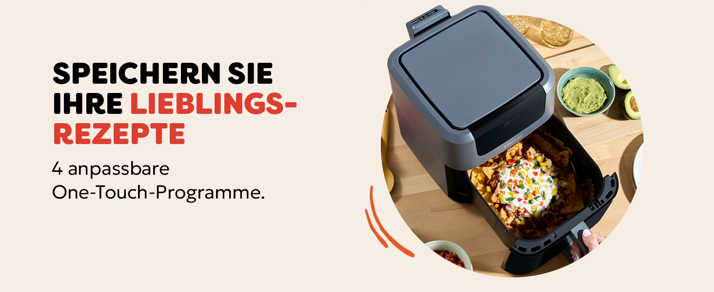 Фритюрниця готує повітрям Instant Pot Vortex Compact Trüffel Grau 5 л з антипригарним покриттям, 4-в-1 (смаження, сушка, випічка, підігрів)