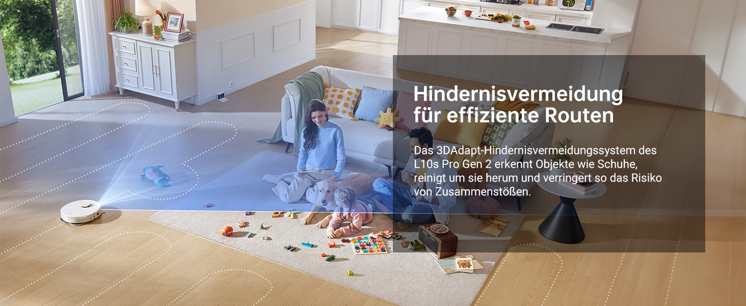 Робот-пилосос Dreame L10s Pro Gen2: 13000 Па, DuoBrush для шерсті тварин, суха та волога прибирання, LDS-навігація, 5200 mAh