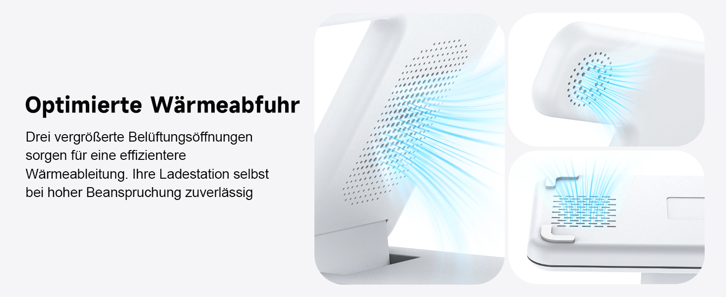 Бездротова зарядка 3-в-1 для Apple iPhone, Apple Watch та AirPods (біла)