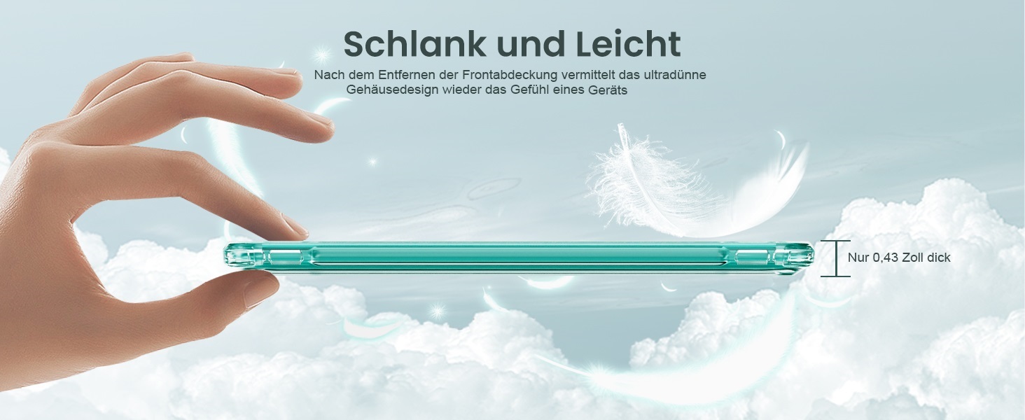 Чохол для Kindle Paperwhite 12 (2024) та Kindle Colorsoft (2024/2025) MoKo, Denim, Чорний, Магнітний, з авто-вимкненням