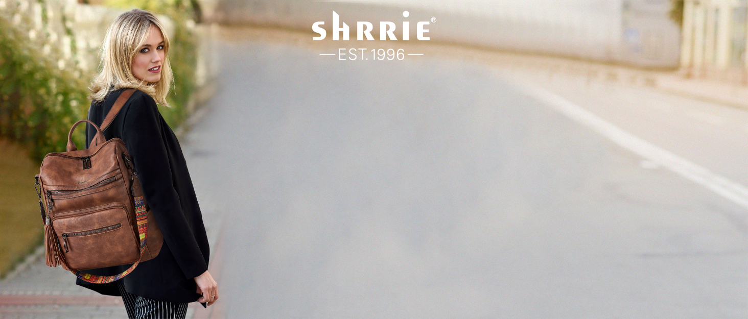 Шкіряний рюкзак-трансформер для жінок Shrrie: стильний рюкзак-сумка, Daypack, двоколірний каштано-коричневий