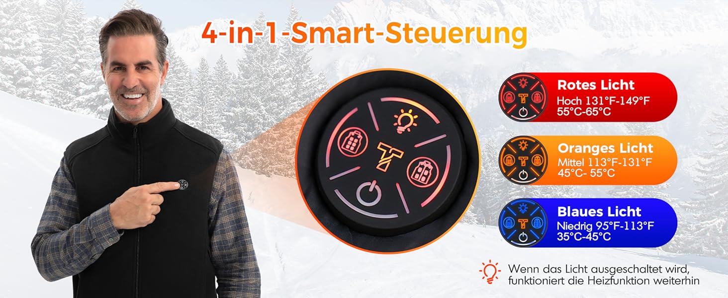 Обогреваемый жилет для мужчин из флиса с Powerbank, 15 зон обігріву, легкий, дихаючий, теплий жилет, чорний