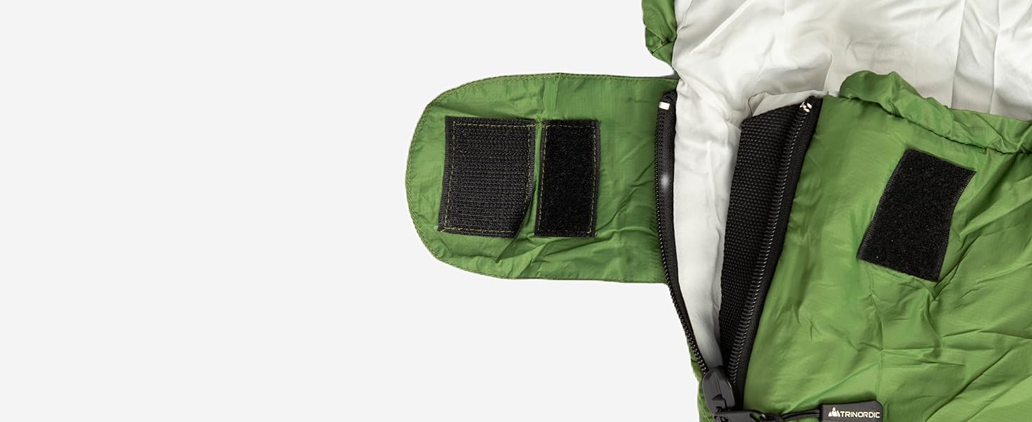 Легкий літній спальний мішок XL – 900г, компактний, з антизастрягаючим блискавкою – мумієподібний спальник для дорослих, для кемпінгу, трекінгу та байкпакінгу