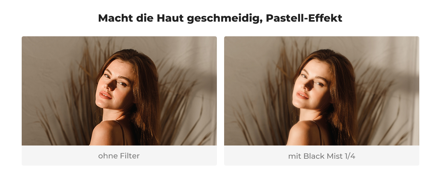 Фільтр K&F Concept Black Mist 1/4 58mm з кришкою об'єктива, мікрофіброю та захисним склом з 18-шаровим нанопокриттям (Nano Klear)