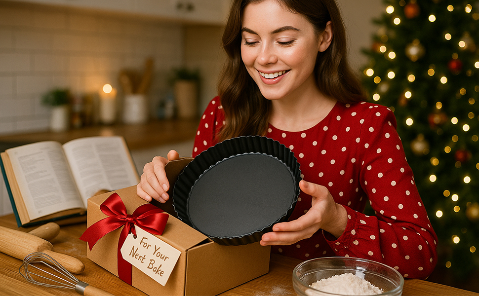 Форми для тартів Yamteck Tarteform 10см, 6 шт. З підйомним дном, антипригарне покриття, вуглецева сталь. Для тартів, пирогів, випічки, сімейних обідів та свят. Розмір 10х2 см, 6 шт. (28*3 см)