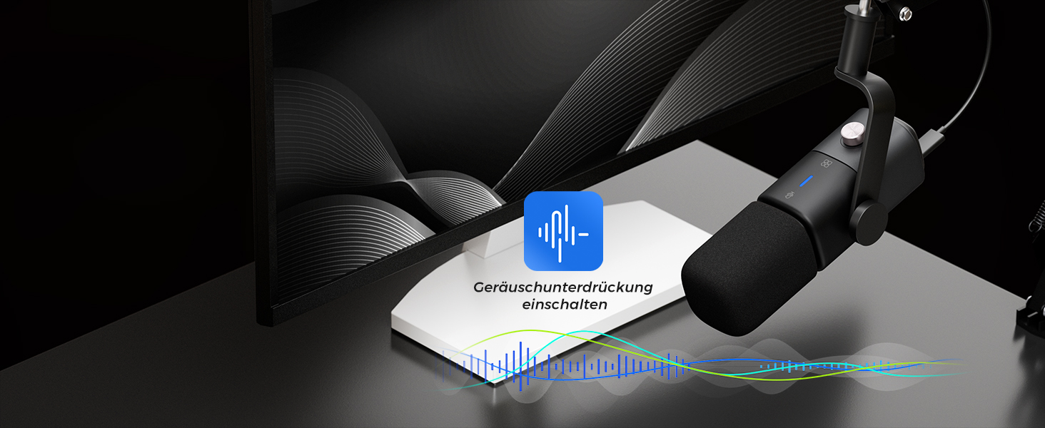 Динамічний мікрофон NearStream USB/XLR для PC Gaming, Streaming, Podcast. З регулюванням гучності, LED кнопкою Mute та кріпленням. Сумісний з MAC, PS4, PS5, Mixer (AM10X)