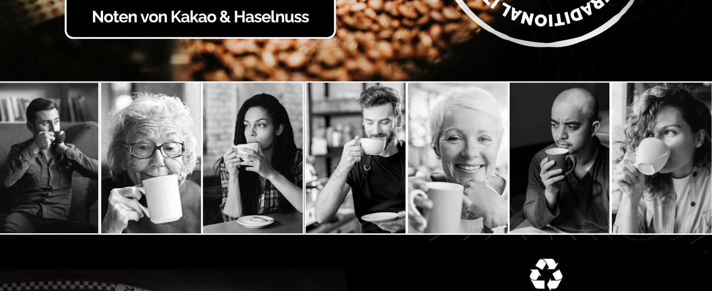 Кава в зернах King's Coffee Black Edition Crema Intense, міцна арабіка для автоматичних та ріжкових кавомашин, низька кислотність, обсмаження в Італії, 1 кг