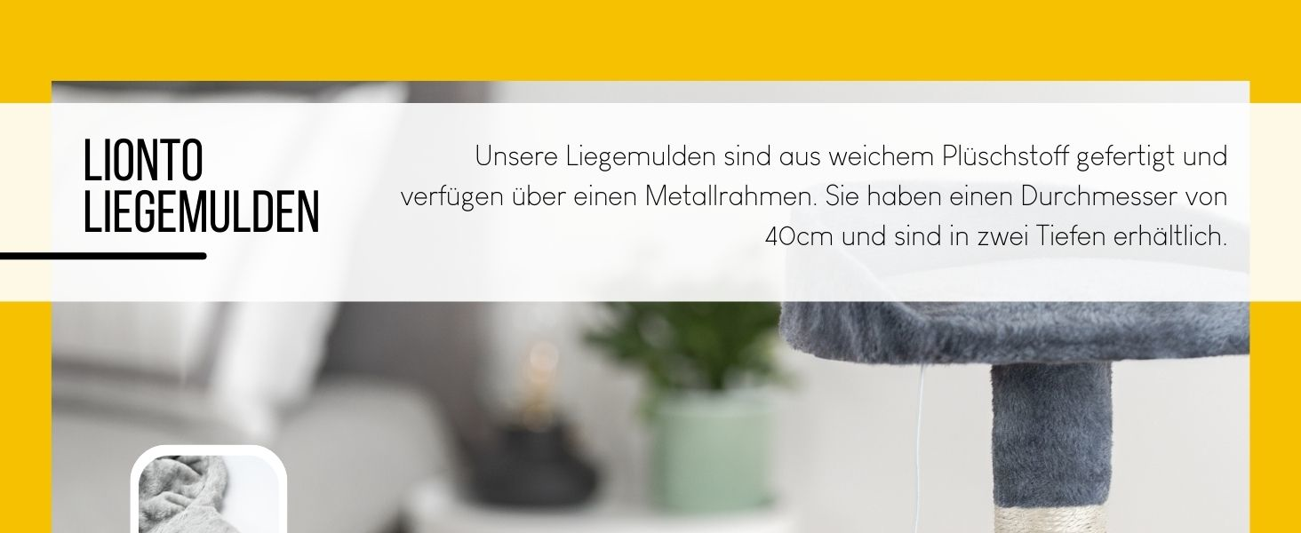 Крісло-гніздо для кота з м'якого плюшу на котячий будиночок, Ø 40 см, глибина 25 см, зручне ліжко для будь-якого котячого будиночка з різьбленням M8, міцний металевий каркас для котів будь-якого розміру, світло-сірий