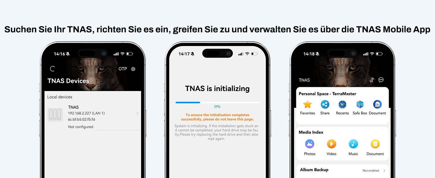 TERRAMASTER F2-425: 2-Bay NAS з Intel x86 Quad-Core CPU, 4 GB RAM, 2.5 GbE LAN – Мережевий сховище для дому (без жорсткого диска)