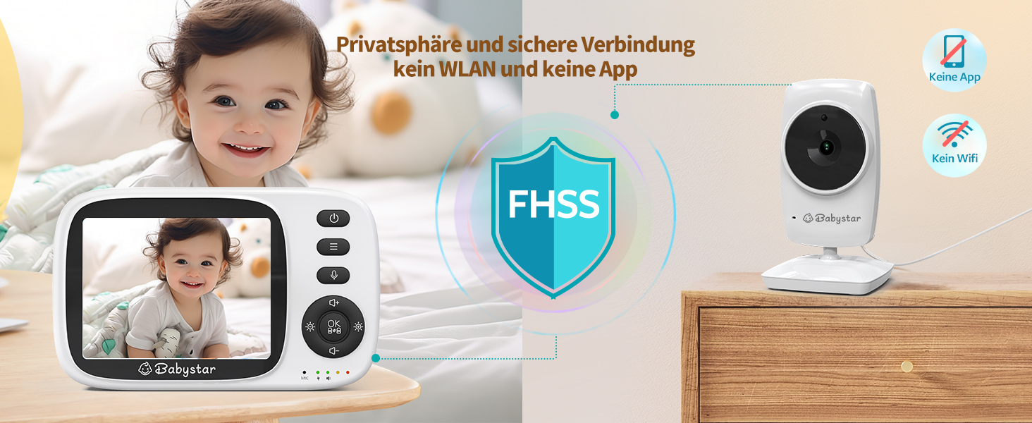 Дитячий відеоняня Babystar MC632A з камерою, 3.2