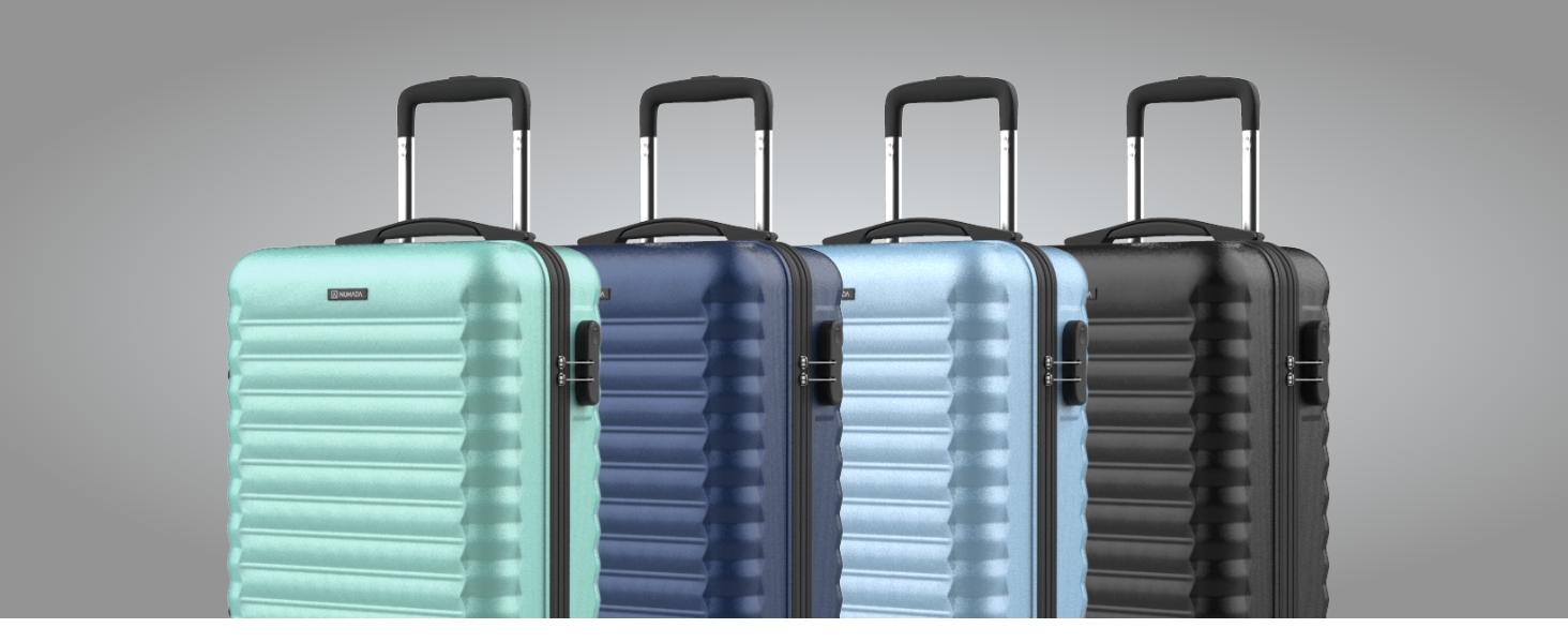 Дорожня валіза Upfly XS 55x36x19 см, 31 л, ABS, 4 подвійні гумові колеса, кодовий замок, жорсткий корпус, з роздільником і ременями для фіксації речей