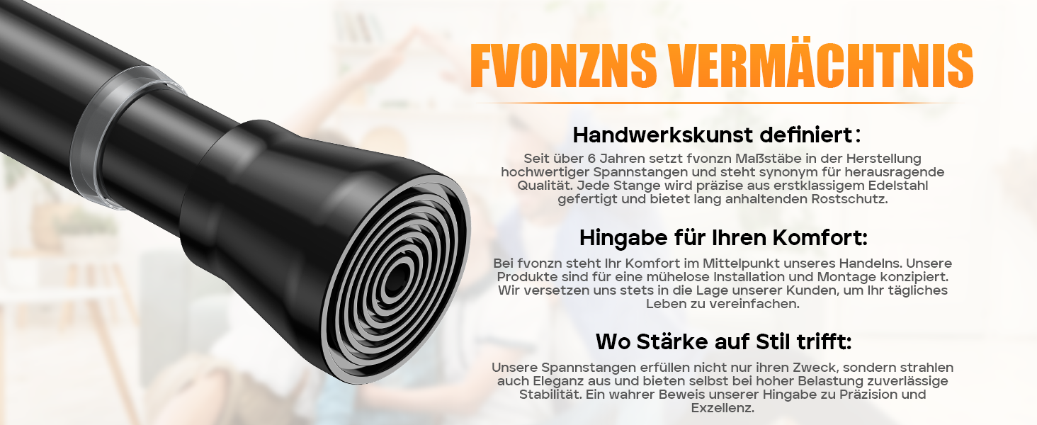 Тelescopic штанга для карнизів без свердління 120-200 см - для штор, душових перегородок, вікон, ванної кімнати (1 шт., чорний)