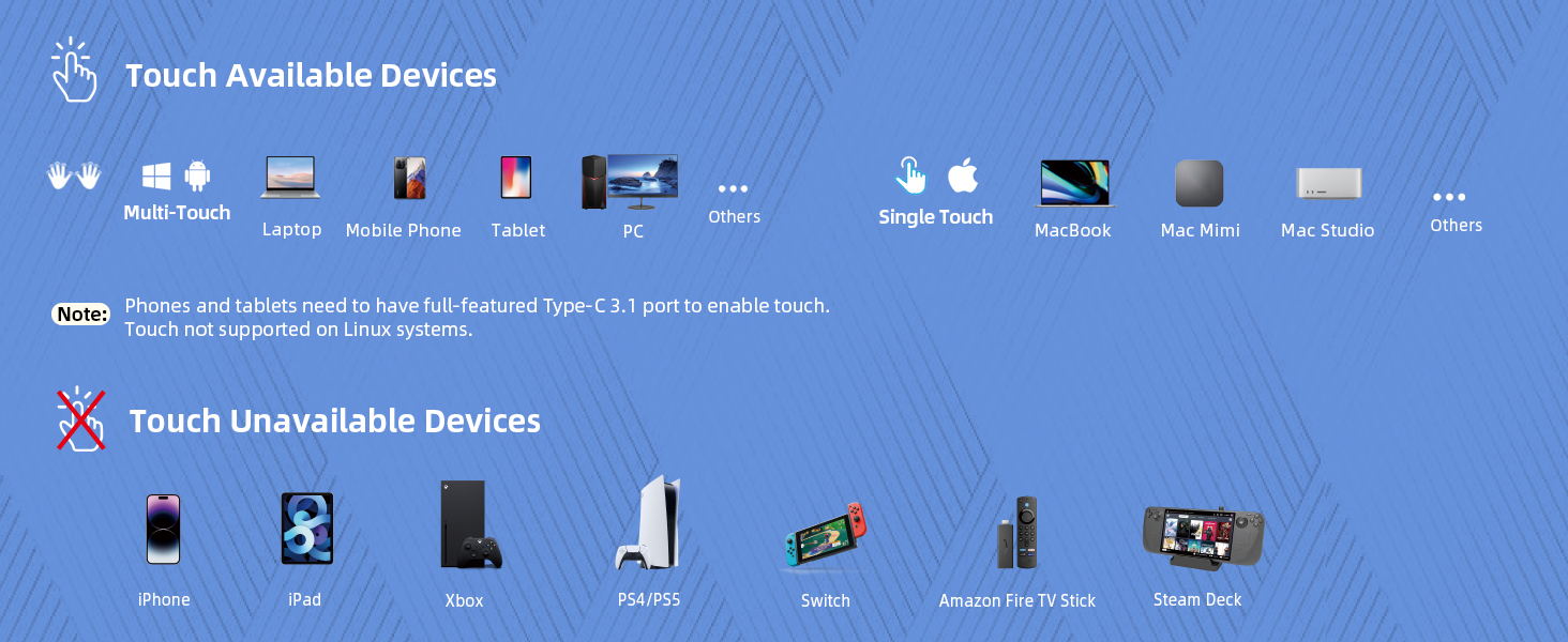 UPERFECT Монітор Портативний 15.6