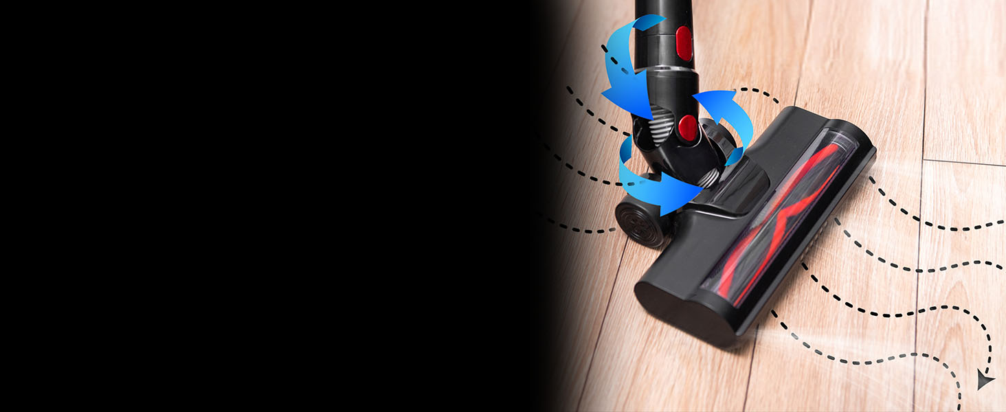 Акумуляторний пилосос LEHMANN 3-в-1: бездротовий, з HEPA-фільтром, LED-щіткою, для прибирання шерсті тварин, килимів та авто. Час роботи: 45 хв, об'єм контейнера: 1,8 л.