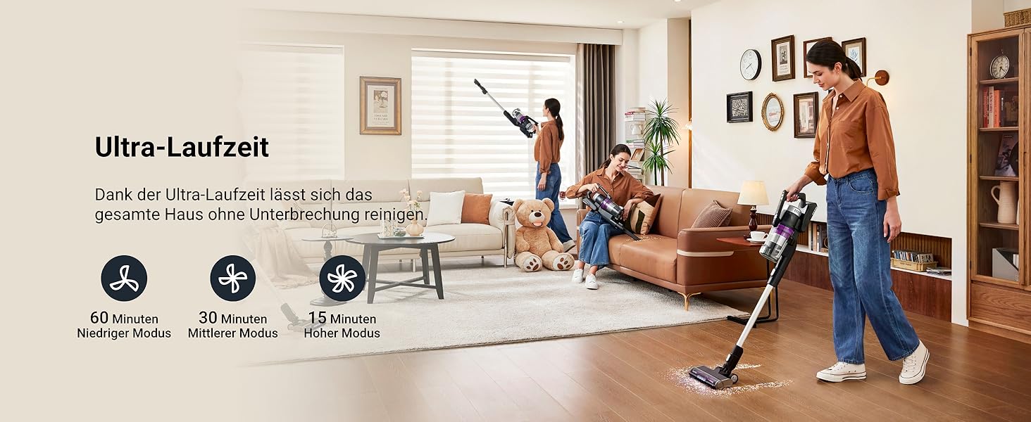 Пилгопоглинач Eureka Stylus Elite з док-станцією, 24000 Па, автоматичним випорожненням, мішком 3л, 60 хв роботи, антизаплутана щітка, LED-фара, знімна батарея