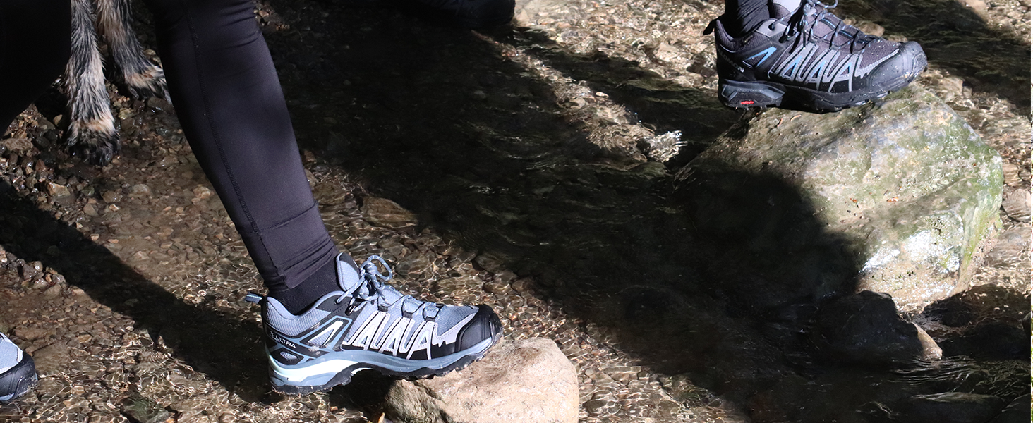 Черевики трекінгові Salomon X Ultra Pioneer Mid Gore-Tex, 42 EU, чорний/магнітний/монумент