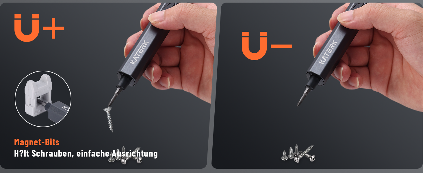 Набір прецизійних викруток KATERK 64 шт. з LED-підсвічуванням та магнітною основою для ремонту електроніки, телефонів, камер та годинників