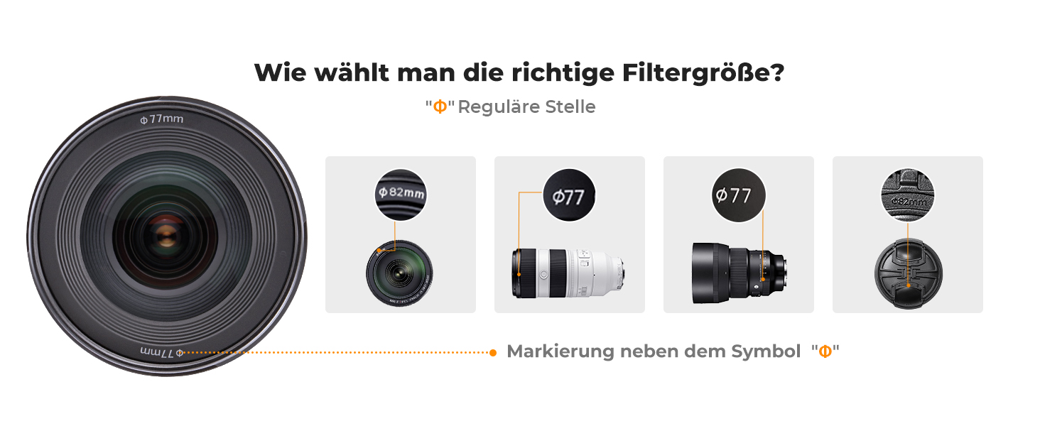 Фільтр UV K&F Concept 58mm з кришкою для об'єктива, серветкою для очищення, захисним фільтром з 18-шаровим нанопокриттям (Nano Klear)