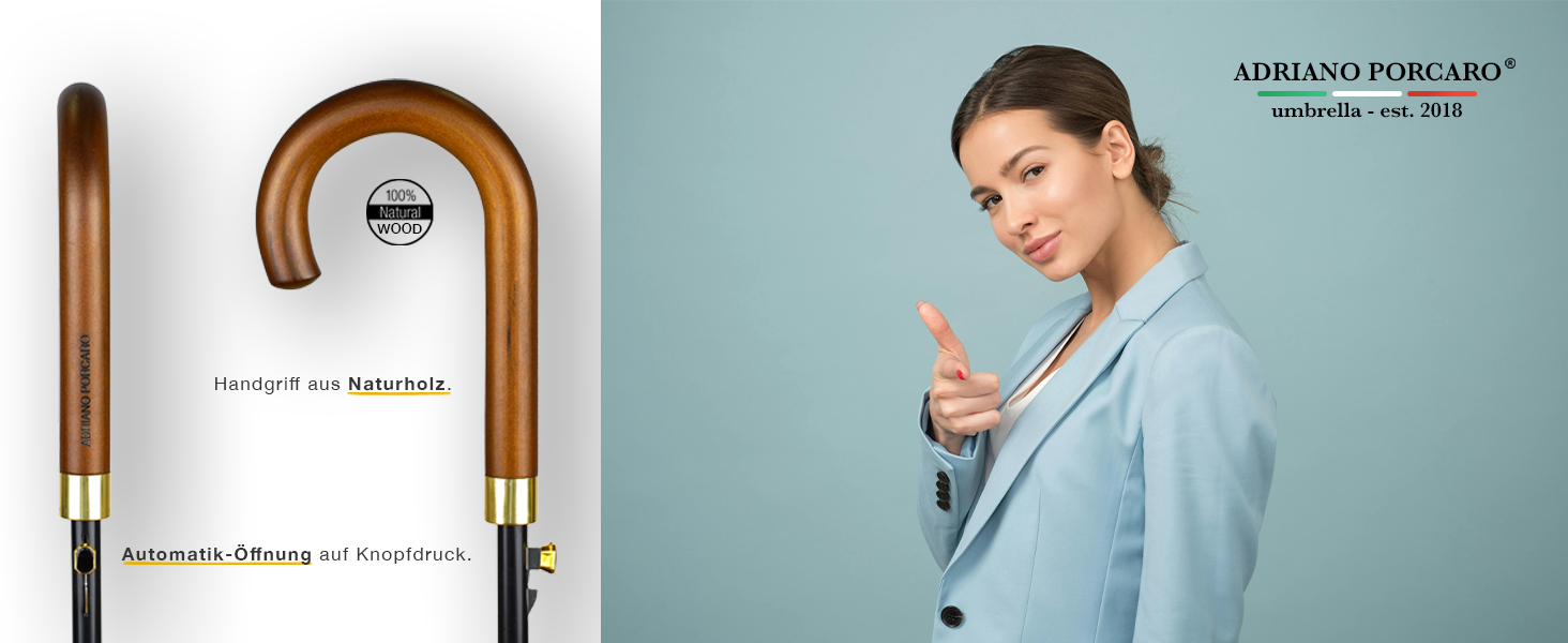 Стійкий до вітру парасолька: великий парасолька Ø120см з відбиваючим краєм, 12 спиць, з чохлом, оливковий - для чоловіків та жінок