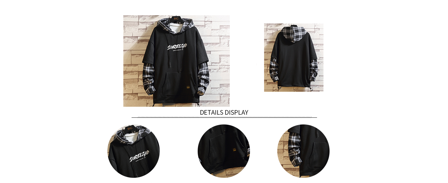 Світшот GURUNVANI Unisex 20WY801 чорного кольору, розмір L