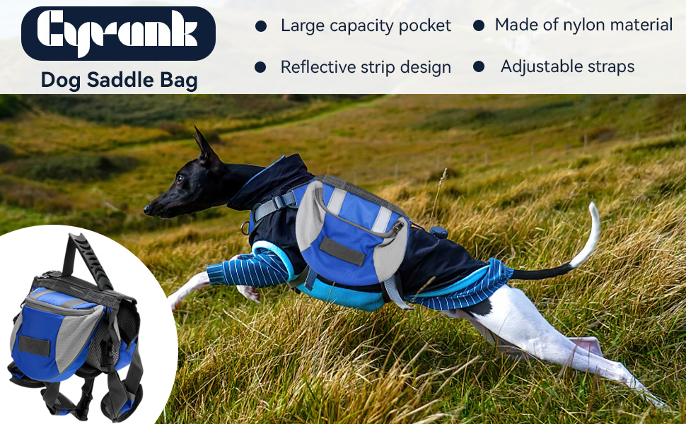 Рюкзак для собак Cyrank: зручний та безпечний для прогулянок та подорожей (L)