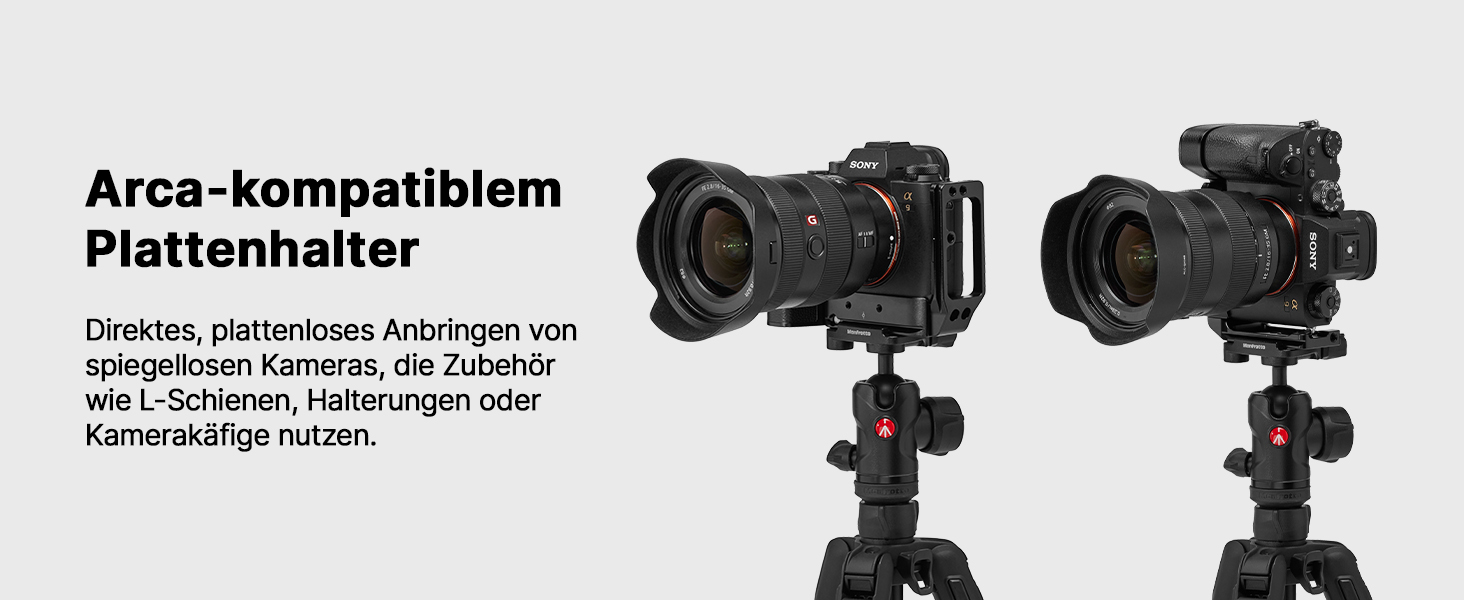 Штатив Manfrotto Befree Advanced для Sony Alpha з кріпленням Arca-Swiss - MKBFRLA-BH