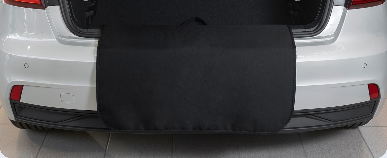 Захист для багажника автомобіля [з підкладкою & водовідштовхувальний] – універсальний килимок для багажника, підходить для легкових автомобілів та SUV – захист багажника для собак – стійкий до подряпин та ковзання 100x73 см